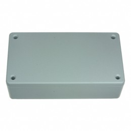 1 pcs : 1591XXBGY - Box Plastic Gray Cover Included 4.481' L x 2.493' W (113.82mm x 63.32mm) X 1.289' (32.74mm)