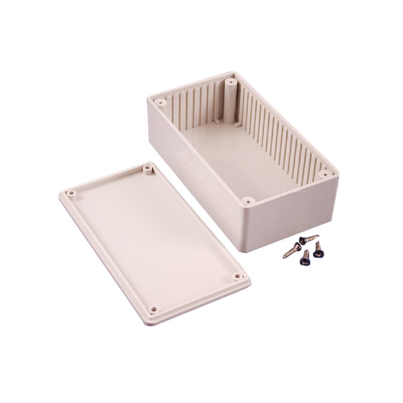 1 pcs : 1591CSGY - Box Plastic Gray Cover Included 4.724' L x 2.559' W (120.00mm x 65.00mm) X 1.567' (39.80mm)