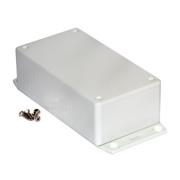 1 pcs : 1591CF2SGY - Box Plastic Gray Cover Included 4.724' L x 2.559' W (120.00mm x 65.00mm) X 1.626' (41.30mm)