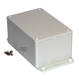 1 pcs : 1591TF2SGY - Box Plastic Gray Cover Included 4.724' L x 3.157' W (120.00mm x 80.19mm) X 2.371' (60.22mm)