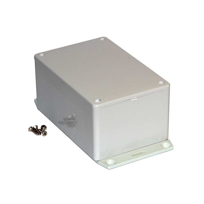 1 pcs : 1591TF2SGY - Box Plastic Gray Cover Included 4.724' L x 3.157' W (120.00mm x 80.19mm) X 2.371' (60.22mm)