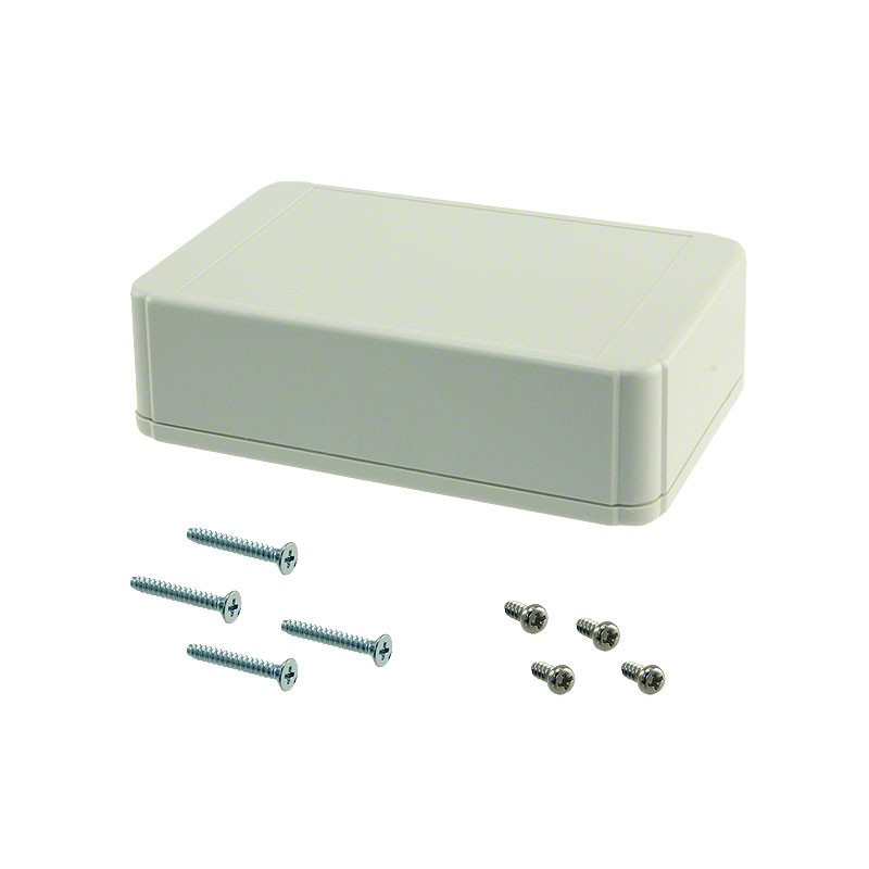 1 pcs : RL6215 - Box Plastic Gray Cover Included 4.921' L x 3.150' W (124.99mm x 80.01mm) X 1.378' (35.00mm)