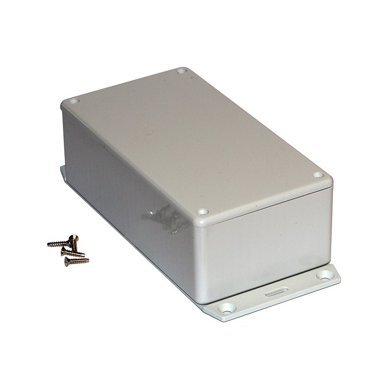 1 pcs : 1591DF2SGY - Box Plastic Gray Cover Included 5.891' L x 3.150' W (149.63mm x 80.01mm) X 2.028' (51.51mm)