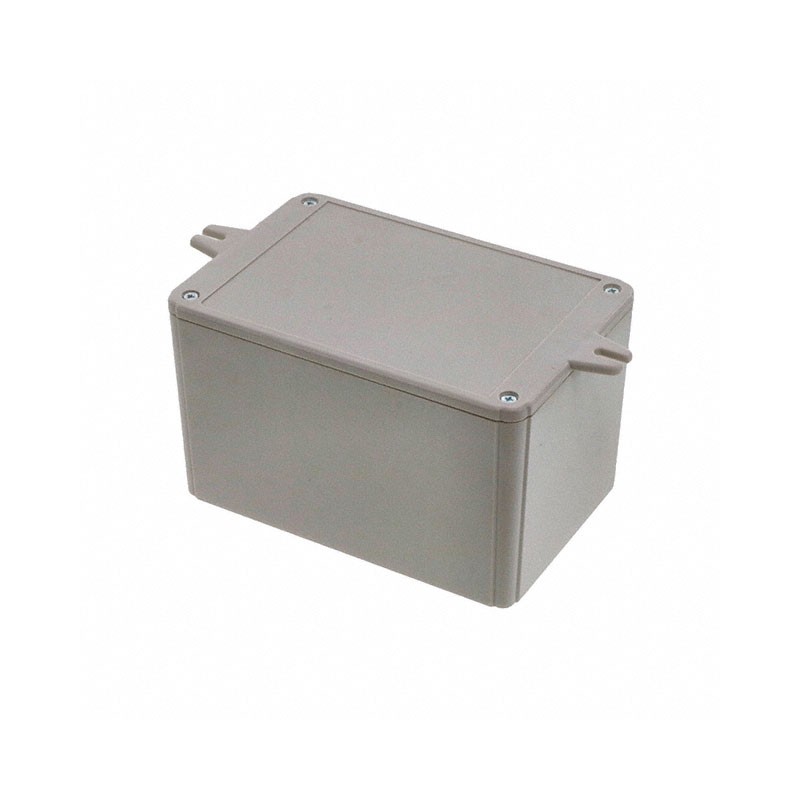 1 pcs : RL6465-F - Box Plastic Gray Cover Included 5.906' L x 3.937' W (150.01mm x 100.00mm) X 3.543' (90.00mm)