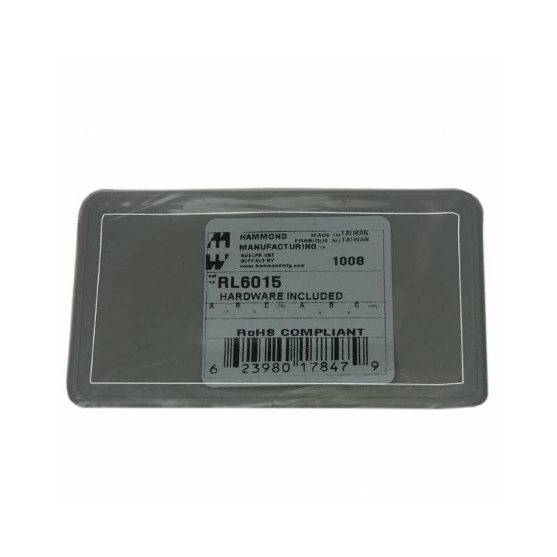 1 pcs : RL6015 - Box Plastic Gray Hand Held, Split Sides 4.200' L x 2.500' W (106.68mm x 63.50mm) X 1.600' (40.64mm)