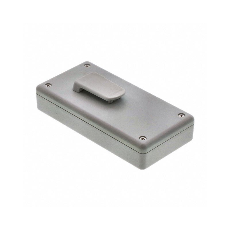1 pcs : 1599BGYCP - Box Plastic Gray Hand Held, Split Sides 5.118' L x 2.559' W (130.00mm x 65.00mm) X 1.004' (25.50mm)
