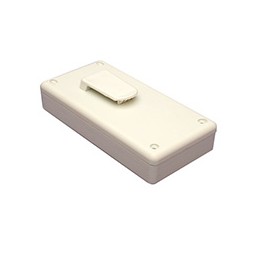 1 pcs : 1599BGYBATCP - Box Plastic Gray Hand Held, Split Sides 5.118' L x 2.559' W (130.00mm x 65.00mm) X 1.004' (25.50mm)