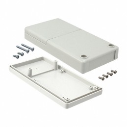 1 pcs : RH3015 - Box Plastic Gray Hand Held, Split Sides 5.120' L x 2.680' W (130.05mm x 68.07mm) X 0.980' (24.89mm)