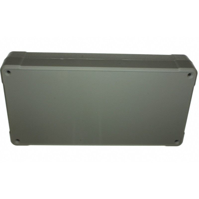 1 pcs : RL6065 - Box Plastic Gray Hand Held, Split Sides 8.118' L x 4.218' W (206.20mm x 107.14mm) X 1.600' (40.64mm)