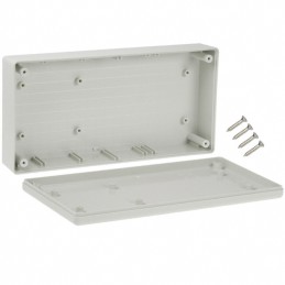 1 pcs : 1599HSGY - Box Plastic Gray Hand Held, Split Sides 8.661' L x 4.331' W (219.99mm x 110.01mm) X 1.762' (44.75mm)