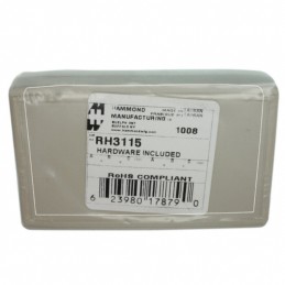 1 pcs : RH3115 - Box Plastic Gray Hand Held, Split Sides and End Panel(s) 3.937' L x 2.441' W (100.00mm x 62.00mm) X 1.004' (25.