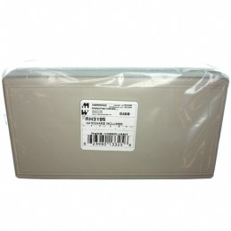 1 pcs : RH3195 - Box Plastic Gray Hand Held, Split Sides and End Panel(s) 7.480' L x 4.016' W (189.99mm x 102.01mm) X 1.594' (40