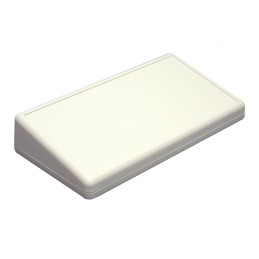 1 pcs : 1599HTSGY - Box Plastic Gray Hand Held, Split Sides, Slanted Top 8.661' L x 4.331' W (219.99mm x 110.01mm) X 1.762' (44.