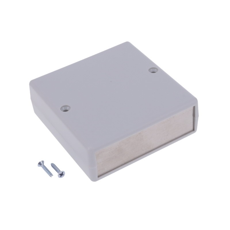 1 pcs : 1593ARALGY - Box Plastic Gray Split Sides and End Panel(s) 2.990' L x 2.910' W (75.95mm x 73.91mm) X 1.060' (26.92mm)