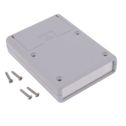 1 pcs : 1593SALGY - Box Plastic Gray Split Sides and End Panel(s) 3.620' L x 2.620' W (91.95mm x 66.55mm) X 0.830' (21.08mm)