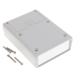 1 pcs : 1593PALGY - Box Plastic Gray Split Sides and End Panel(s) 3.620' L x 2.620' W (91.95mm x 66.55mm) X 1.100' (27.94mm)