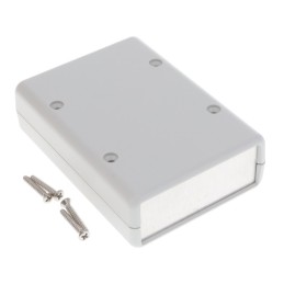 1 pcs : 1593LALGY - Box Plastic Gray Split Sides and End Panel(s) 3.630' L x 2.610' W (92.20mm x 66.29mm) X 1.100' (27.94mm)