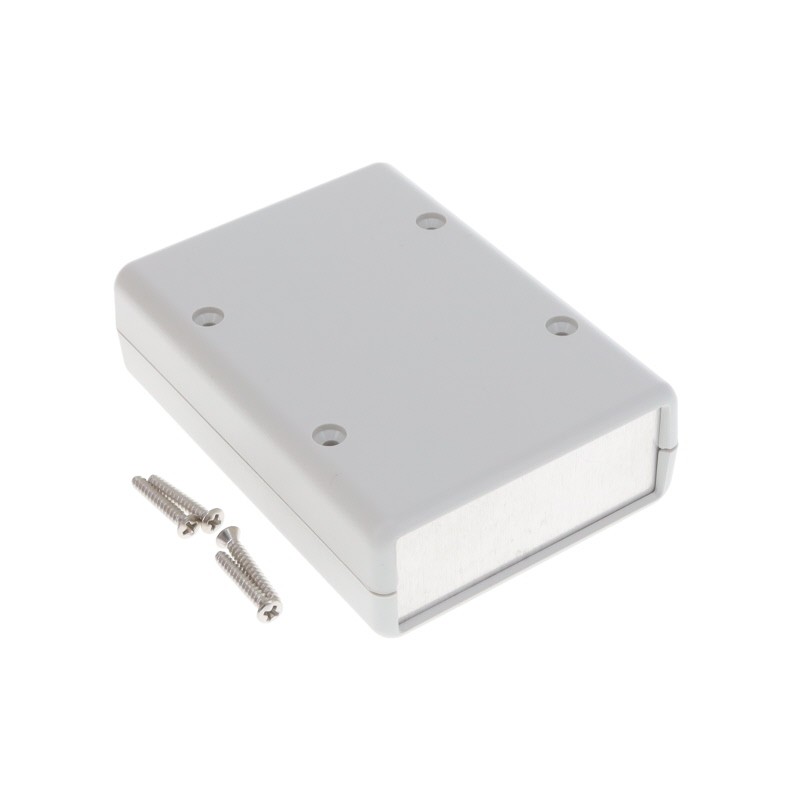 1 pcs : 1593LALGY - Box Plastic Gray Split Sides and End Panel(s) 3.630' L x 2.610' W (92.20mm x 66.29mm) X 1.100' (27.94mm)