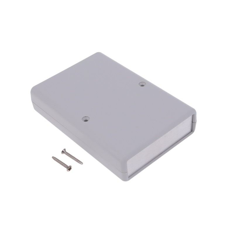 1 pcs : 1593NALGY - Box Plastic Gray Split Sides and End Panel(s) 4.380' L x 2.950' W (111.25mm x 74.93mm) X 0.990' (25.15mm)