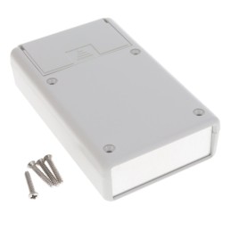 1 pcs : 1593QALGY - Box Plastic Gray Split Sides and End Panel(s) 4.410' L x 2.620' W (112.01mm x 66.55mm) X 1.100' (27.94mm)