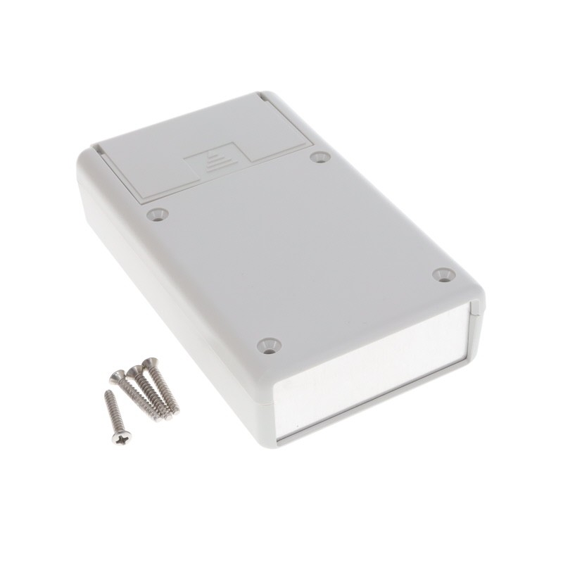 1 pcs : 1593QALGY - Box Plastic Gray Split Sides and End Panel(s) 4.410' L x 2.620' W (112.01mm x 66.55mm) X 1.100' (27.94mm)