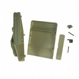 1 pcs : M4PC,AL - Box Plastic, ABS Almond Hand Held, Split Sides and End Panel(s) 2.800' L x 2.200' W (71.12mm x 55.88mm) X 0.71