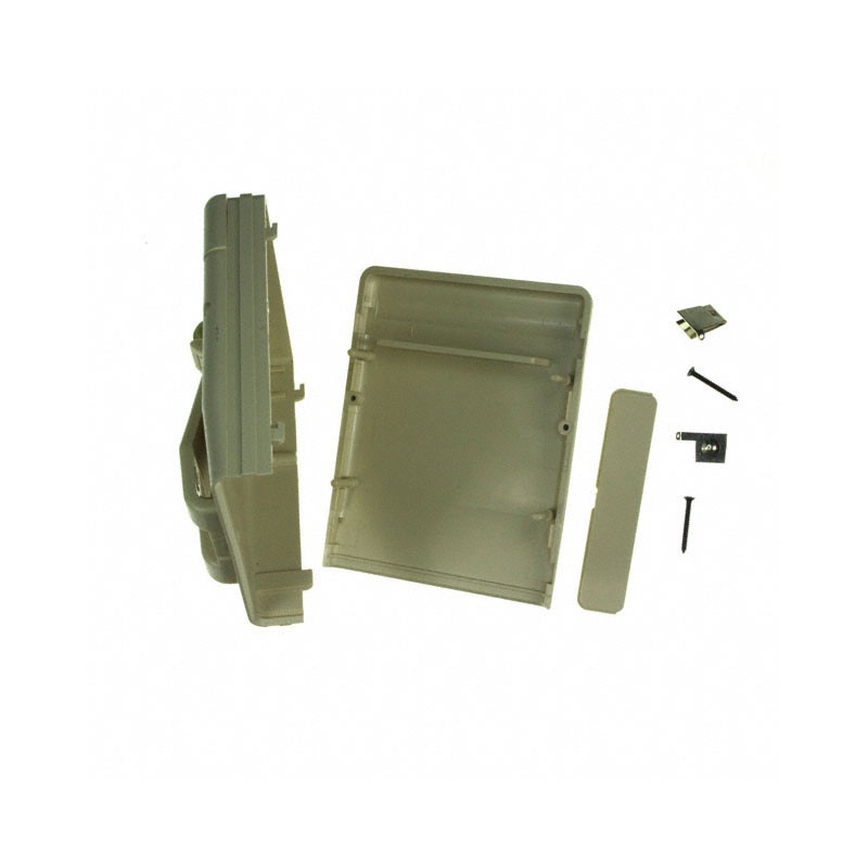 1 pcs : M4PC,AL - Box Plastic, ABS Almond Hand Held, Split Sides and End Panel(s) 2.800' L x 2.200' W (71.12mm x 55.88mm) X 0.71