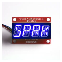 1 pcs : COM-16917 - QWIIC ALPHANUMERIC DISPLAY BLUE
