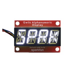 1 pcs : COM-18565 - QWIIC ALPHANUMERIC DISPLAY WHITE