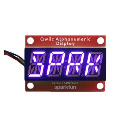 1 pcs : COM-16918 - QWIIC ALPHANUMERIC DISP PURPLE