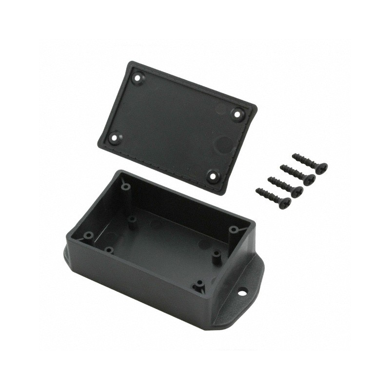 1 pcs : CU-1931-MB - Box Plastic, ABS Black Cover Included 3.120' L x 2.100' W (79.25mm x 53.34mm) X 1.080' (27.43mm)