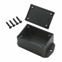 1 pcs : CU-1933-MB - Box Plastic, ABS Black Cover Included 3.120' L x 2.130' W (79.25mm x 54.10mm) X 1.580' (40.13mm)