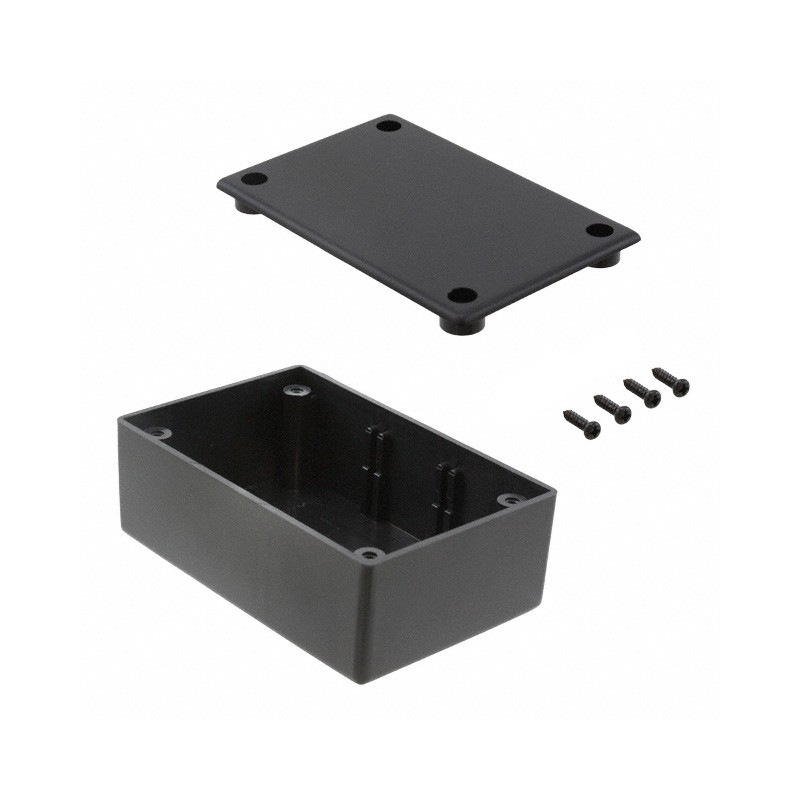 1 pcs : CU-1941 - Box Plastic, ABS Black Cover Included 3.268' L x 2.126' W (83.01mm x 54.00mm) X 1.201' (30.51mm)