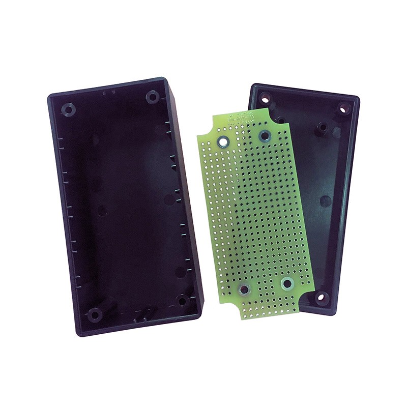 1 pcs : B04-8000 - Box Plastic, ABS Black Cover Included 3.700' L x 1.900' W (94.00mm x 48.26mm) X 1.500' (38.10mm)