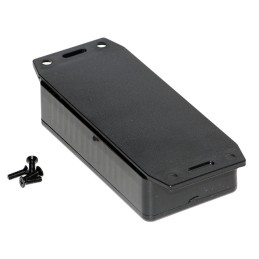 1 pcs : 1591AF2BK - Box Plastic, ABS Black Cover Included 3.931' L x 1.969' W (99.85mm x 50.00mm) X 1.036' (26.31mm)
