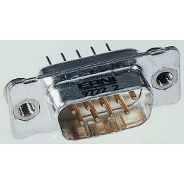 35 pcs - Provertha TMC 37 Way Through Hole D-sub Connector Plug, 2.84mm Pitch, with 4-40 UNC Inserts