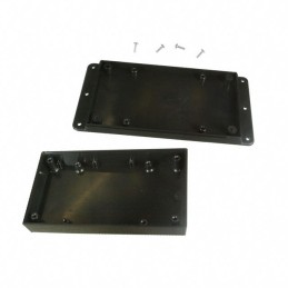 1 pcs : WM051,BK - Box Plastic, ABS Black Cover Included 5.620' L x 3.250' W (142.75mm x 82.55mm) X 1.100' (27.94mm)