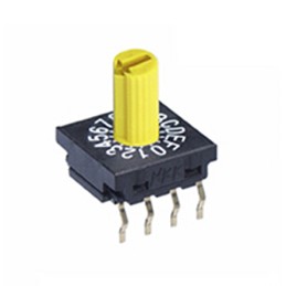 5 pcs - NKK Switches Rotary Coded DIP Switch