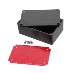 1 pcs : DKS-PB03-75 - Box Plastic, ABS Black Cover Included, Lid 3.000' L x 1.900' W (76.20mm x 48.26mm) X