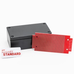 1 pcs : DKS-PB10-87 - Box Plastic, ABS Black Cover Included, Lid 4.500' L x 2.300' W (114.30mm x 58.42mm) X