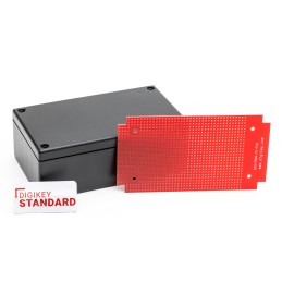 1 pcs : DKS-PB20-75 - Box Plastic, ABS Black Cover Included, Lid 4.500' L x 2.300' W (114.30mm x 58.42mm) X