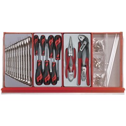 1 pcs - Teng Tools 140 Piece Automotive Tool Kit with Case