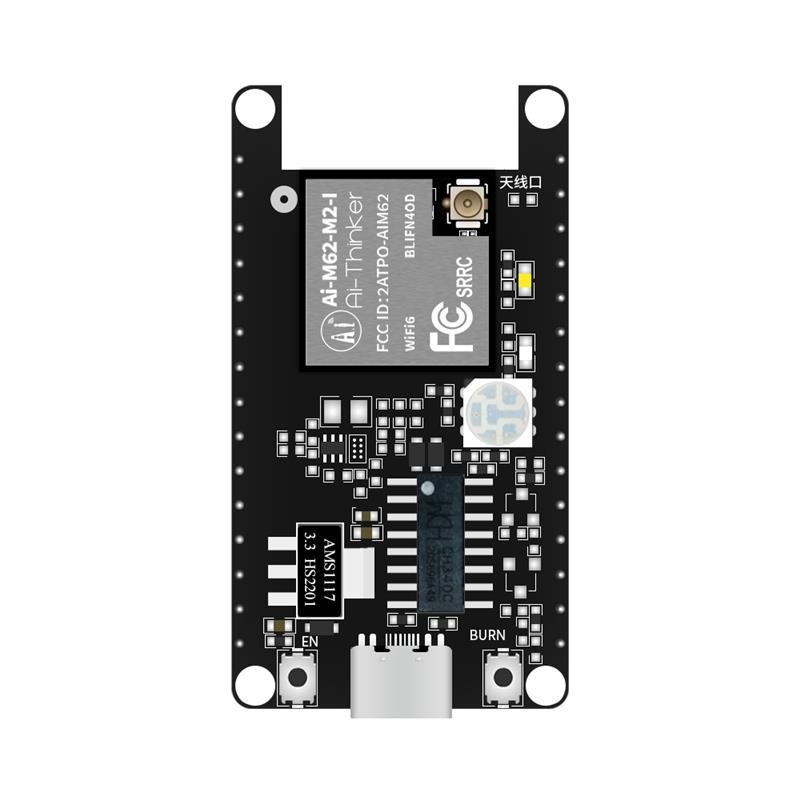1 pcs : AI-M62-M2-I-KIT - WIFI6 + BLE5.3 DEVELOPMENT BOARD