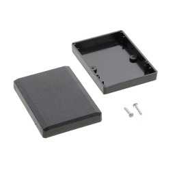 1 pcs : S3A-312208 - Box Plastic, ABS Black Hand Held, Cover Included 3.092' L x 2.257' W (78.54mm x 57.33mm) X 0.840' (21.34mm)