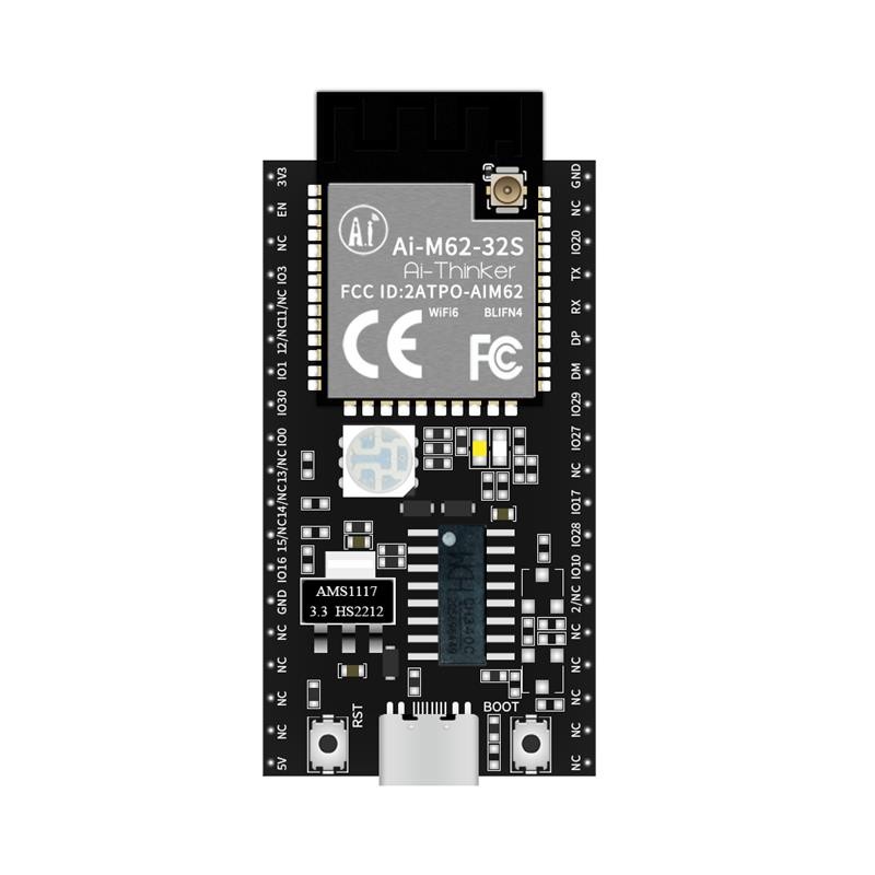 1 pcs : AI-M62-32S-KIT - WIFI6 + BLE5.3 DEVELOPMENT BOARD