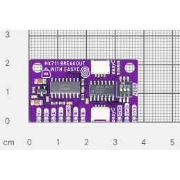1 pcs : 333006 - LOAD-CELL HX711 BOARD WITH EASYC