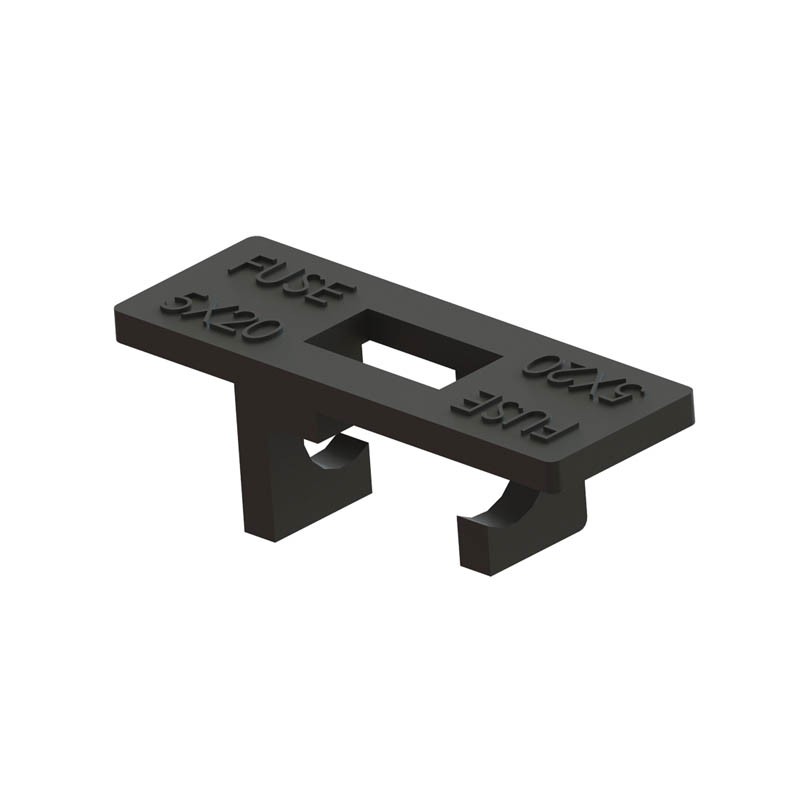 1 pcs : FC-320-NV - FUSE CVR BLACK 5X20 FUSE