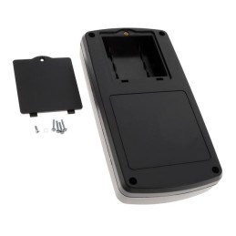 1 pcs : S3A-784114 - Box Plastic, ABS Black Hand Held, Cover Included 7.875' L x 4.100' W (200.03mm x 104.14mm) X 1.477' (37.52m