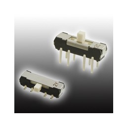 5 pcs - Nidec Components Surface Mount Slide Switch SPDT 200 (Non-Switching) mA, 200 (Switching) mA Slide