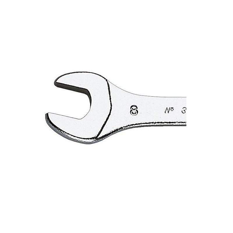 1 pcs - Facom Open Ended Spanner, 15mm, Metric, Double Ended, 140 mm Overall